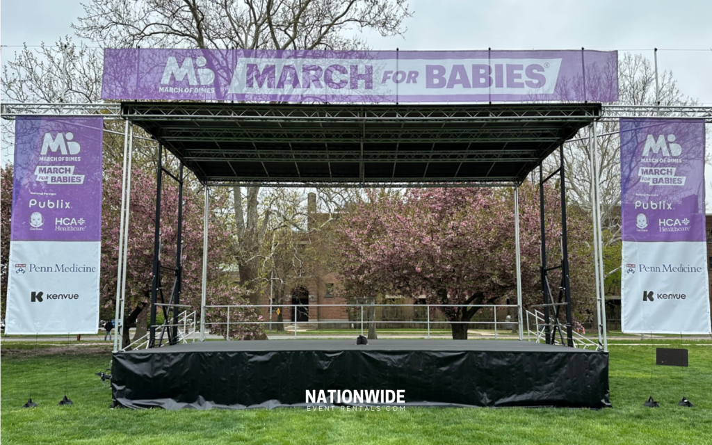 Charity Mobile Stage Rental - Nationwide Event Rentals