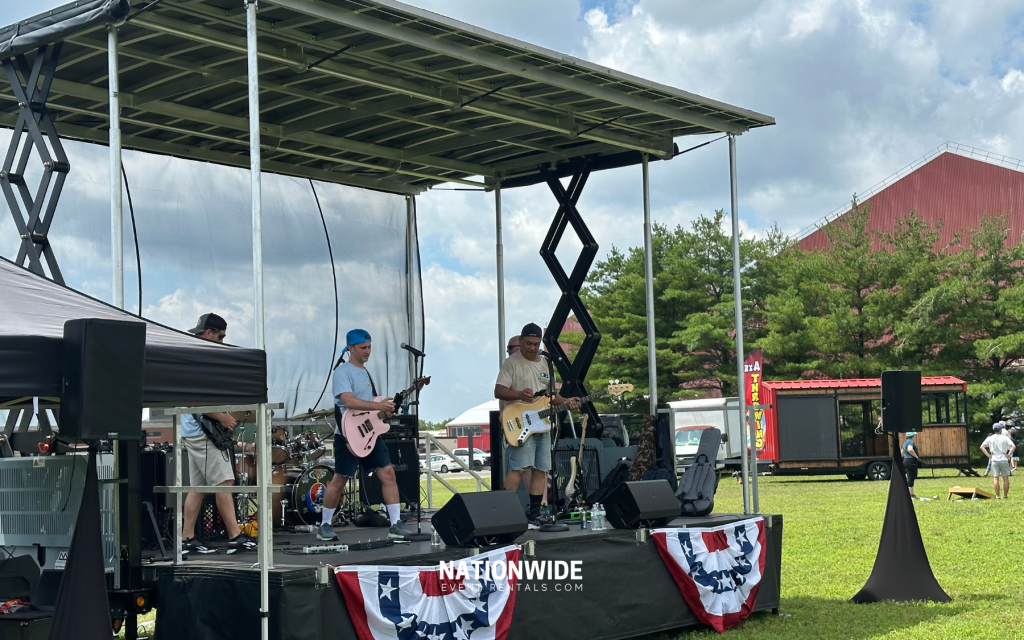 Public Park Mobile Stage Rental - Nationwide Event Rentals